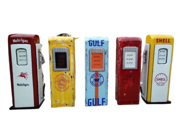 Vintage Petrol Pump - Short Face Cover
