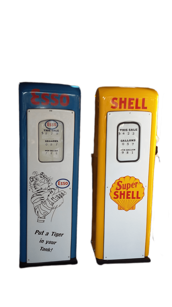 Vintage Petrol Pump - Long Front Cover