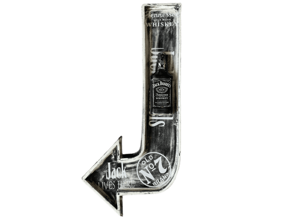Arrow Style Curved Sign - 3D - Image 2